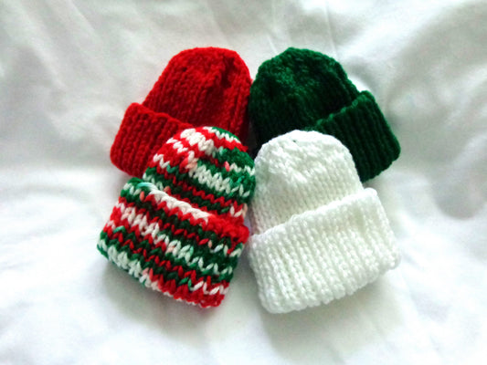 NEWBORN HAT - CHRISTMAS GREEN