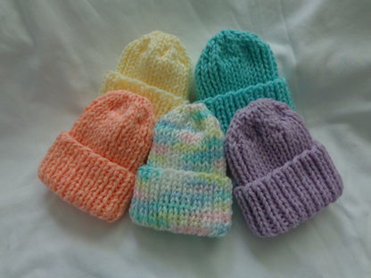 PREEMIE HAT - BABY LAVENDER