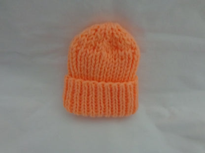 PREEMIE HAT - BABY ORANGE